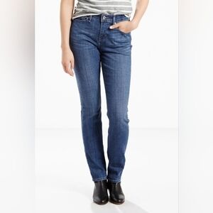 Levi's Blue Straight Leg Jeans Classic Fit